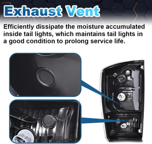 Conjunto de Luces Traseras OE Fit para Toyota Tacoma, Modelos 2016-2023, Suministro de Fábrica de Autopartes ----- Caballo Negro - Product Image 6