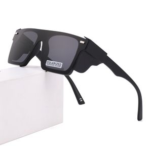 <span class=keywords><strong>ANSI</strong></span> <span class=keywords><strong>Z87</strong></span>規格適合 高品質 カスタムロゴ入り 安全釣り用メガネ サイドシールド付き スクエアミラー 偏光リムレスサングラス 男女兼用 - Product Image 4