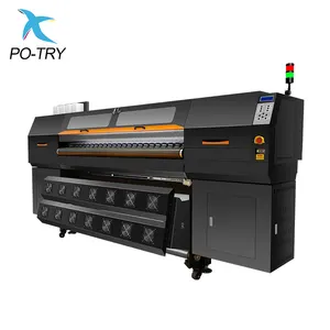 PO-TRY mesin Transfer panas tekstil sublimasi akurasi tinggi 1900mm mudah dioperasikan