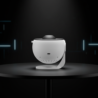 Projecteur LED Globe Moderne Veilleuse Terre et Étoiles DIY pour Chambre d'Enfant, Lumière Blanche Chaude, ABS (Noir/Blanc), Alimentation USB, Conforme ROHS, Usage Domestique