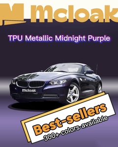 TPU <span class=keywords><strong>de</strong></span> 1.52 x 15 m, Antiarañazos, para Automóviles, Poliuretano Termoplástico, PPF, Autocurable, Morado Metálico, Morado Metálico <span class=keywords><strong>Medianoche</strong></span> - Product Image 5