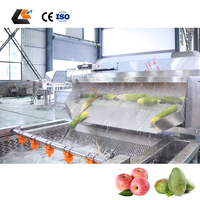 Industriële machines voor het wassen, schillen en sorteren van uien, wortelgroenten, fruit en bieten.