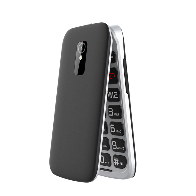 Wholesale 2G Elder Flip Mobile Phone Dual Screen Big Battery Big Button Cellphone Feature Keypad Flip Phone With SOS