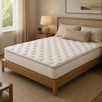 Matelas à ressorts ensachés en tissu tricoté