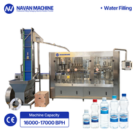3-in-1 waterafvulmachine voor drinkwaterinstallaties XGF32-32-10 16000-17000BPH met nauwkeurige uniforme afvultechnologie