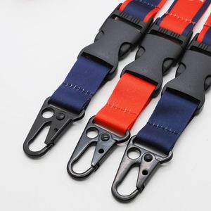Custom School Heat Transfer Lanyard Safety Quick Release Buckle Stripe Black Eagle Mouth Hook Student ID Badge Lanyard - Product Image 2