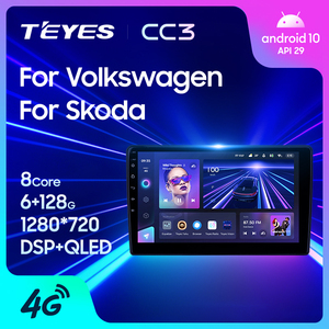 Lecteur DVD de voiture TEYES CC3 pour Volkswagen Bora <span class=keywords><strong>Golf</strong></span> 6 Passat Scirocco Sharan Touran Amarok pour Skoda Octavia Fabia 2 10 pouces - Product Image 2