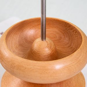 Phổ biến của nhãn hiệu rắn gỗ <span class=keywords><strong>Bead</strong></span> ráp dây nhanh threader xoay bát với nắp và chống tràn beading công cụ cho hạt - Product Image 5
