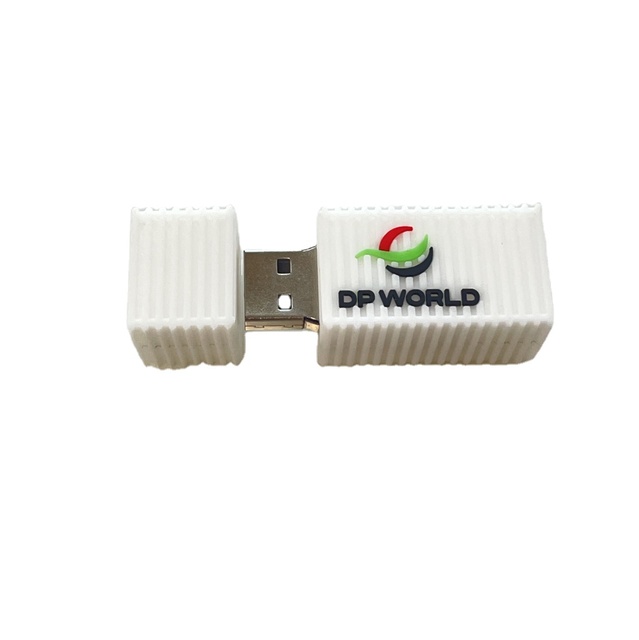 Custom Logo Shipping Container Shape USB Flash Drive 8GB 16GB 32GB Promotional 3D Pendrive Business Advertising Gift Wholesale