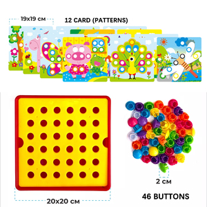 Giocattoli a mosaico <span class=keywords><strong>per</strong></span> bambini giocattoli educativi abbinati a colori peggboard mosaico Puzzle Montenssori mosaico <span class=keywords><strong>per</strong></span> bambini di 1 anno - Product Image 3