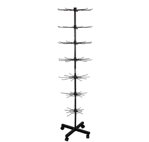 RH-DR07 ruhao 4-7 lớp kim loại Epoxy sơn tĩnh điện hiển thị giá 1600*400mm xoay di chuyển móc đứng ánh sáng nhiệm vụ phong cách - Product Image 5