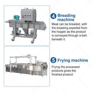 Máquina Automática para Hacer Hamburguesas OCEAN, Molde para Empanadas, Línea de Producción de Nuggets de Pollo, Precio - Product Image 4