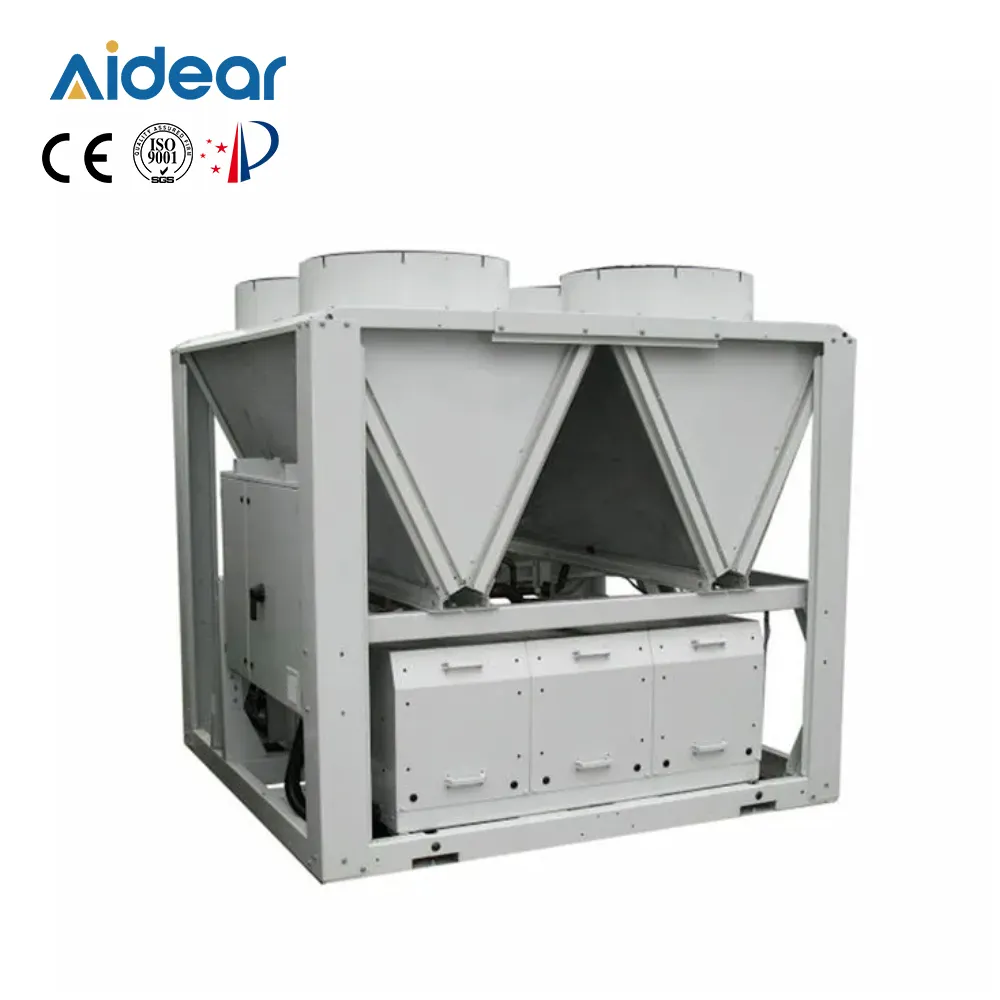 Aidear New Original chocolate display benchtop chiller 300 ton air cooled price heat pump chiller