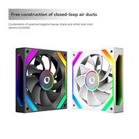 Ventilateur de boîtier d'ordinateur Zeromaster Infinity Reverse Blade 120 mm ARGB de haute qualité pour CPU avec roulement fluide et refroidissement 56 CFM