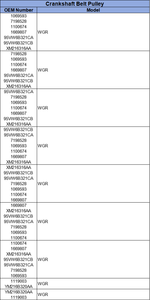 质量保证曲轴皮带轮1251672 1332899 1355517 5227821 4M5E6316JA 4M5G6316FB 4M5G6316FC适用于福特C-MAX MPV - Product Image 5