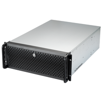 Boîtier Serveur Industriel OEM 4U 19 Pouces, Châssis Serveur d'Ordinateur IPC Montable en Rack avec 15 Emplacements pour Disque Dur