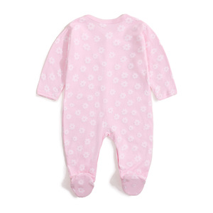 Pigiama per Neonati RTS, Morbido ed Ecologico, Unisex, Motivo Animalier, Manica Lunga, Chiusura con Bottoni, Lavorato a Maglia 190g - Product Image 2
