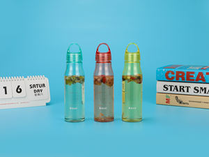 OEM/ODM MANUFACTURER LOGO PERSONALIZATION 420ml BPA無料ホットセール環境にやさしいカスタムロゴイージーキャリーブレットスタイルボトル - Product Image 3