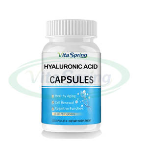 Pilules d'acide hyaluronique de marque privée dès que possible OEM fourniture de matières premières cosmétiques capsules d'acide hyaluronique blanchissant la peau de vitamine C - Product Image 1
