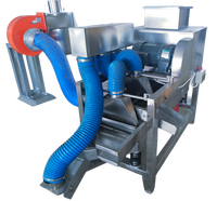Machine à peler en acier inoxydable 100 kg/h, machine à peler les fèves de cacao professionnelle