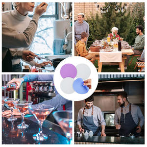 Adecuado para manos débiles Almohadilla de asistencia de silicona Abrebotellas de silicona Abrelatas Abridor de tapas Almohadilla de abrazadera Multicolor - Product Image 6