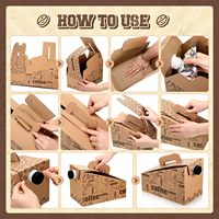 Emballage de boîte à café recyclable de haute qualité avec gaufrage et laminage mat, fermeture magnétique, papier kraft, nouveau design