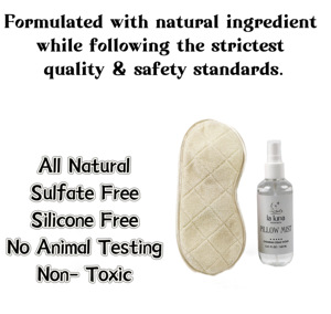 Etiqueta privada Natural Relax Sleep Pillow Spray Aromaterapia Almohada Mist Gift Set con antifaz - Product Image 2