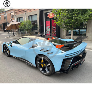 SF90XX Conversion Dry Carbon Fiber Body Kit for SF90 <b>Hood</b> Bumper Diffuser Lip Fender Side Skirt Spoiler Wing <b>Engine</b> New - Product Image 6
