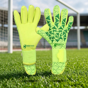 Gants de gardien de but de haute qualité, design personnalisé, paume avant en latex allemand, dos en latex, impression par sublimation et injection de caoutchouc - Product Image 2