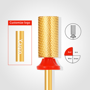 Yaqin 6.00Mm Vàng Chất Lượng Cao Lớn Thùng <span class=keywords><strong>Bit</strong></span> Tungsten <span class=keywords><strong>Carbide</strong></span> Nail Bits Loại Bỏ Gel Công Cụ Cho Làm Móng Tay Móng Tay Phụ Kiện - Product Image 1