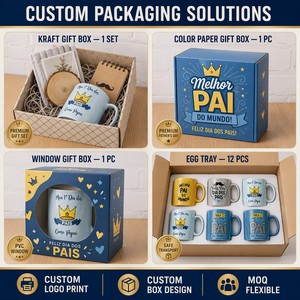 Wholesale Wedding Birthday Souvenirs Business Holiday <strong>Gift</strong> Set Dad <strong>Fathers</strong> <strong>Day</strong> Mug <strong>Gift</strong> Box Creative Ceramic Cup - Product Image 5