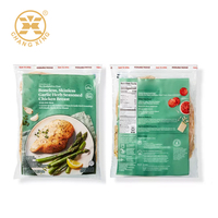 Sac d'emballage en plastique pour aliments, pommes de terre, légumes, poulet, frites, pochette à fermeture à chaud, personnalisable, unités