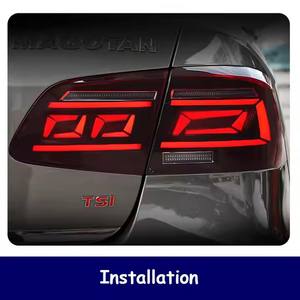 Volkswa-gen pour Pas-sat B7 2011-2015 LED feux arrière assemblage DRL clignotant mobile feu de frein 6000k clair Auto accessoires 12V - Product Image 4