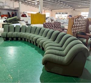 โซฟาผ้าและหนังรูปตัว S รุ่น DS-600 'Snake' สำหรับคู่รักแบบทั่วไป ดีไซน์ทันสมัย พร้อมคุณสมบัติระบบทำความเย็น - Product Image 6