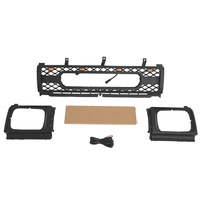 Pièces automobiles, accessoires extérieurs, calandre avant noire pour voiture, calandre de radiateur LED, fixation par boulons, compatible avec NISSAN D21 1993-1997