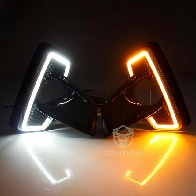 4x4 Pickup Truck Lighting Systems LED DRL Daytime Running Light Fog Light Driving Lights for Hilux Rocco Conquest