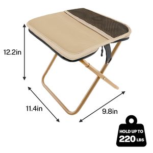 <b>Portable</b> Outdoor Backpack <b>Folding</b> <b>Stool</b> Simple <b>Portable</b> Camping Sports Chair for Fishing for Beach and Line up - Product Image 4