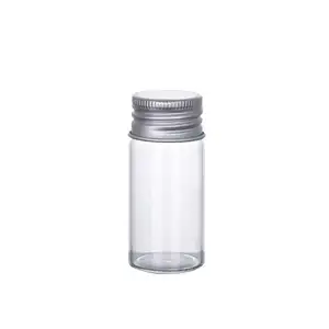 迷你玻璃蜜罐5毫升10毫升15毫升20毫升25毫升30毫升玻璃高硼硅酸盐储存罐香草果酱果汁玻璃管包装