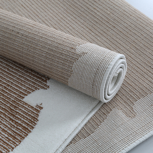 Alfombra Minimalista Rectangular Color Crema Camel, Alfombra para Sala de Estar, Decoración del Hogar, 8X10 - Product Image 6