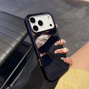 เคสโทรศัพท์ iPhone 17 แบบกระจกแต่งหน้า ดีไซน์หรูหราเคลือบผิว สำหรับผู้หญิงและเด็กผู้หญิง ป้องกันการกระแทก ใช้ได้กับ iPhone 12 13 14 15 16 17 Pro Max - Product Image 5