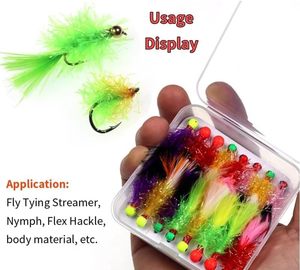 Material de Chenilla para Atado de Moscas en 25 Colores, para Ninfas, Streamers, Moscas Marabou y Jigs (09D-1061) B07 - Product Image 4