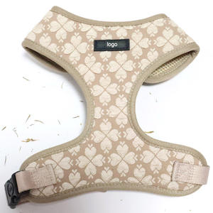 Harness Anjing Mewah Desain Baru Kustom dari Cina, Set Harness Anjing Anti Tarik dengan D-Ring untuk Luar Ruangan + Set Tali Kekang yang Dapat Disesuaikan - Product Image 2