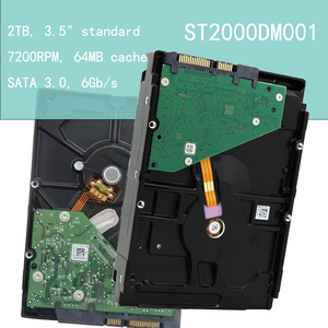 Disque dur interne ST2000DM001 2 To 3,5 pouces SATA III 6 Gbit/s 7200 tr/min 64 Mo de cache pour PC de bureau - Product Image 1