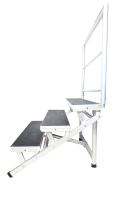 Scène pliante portable en aluminium pour chorale mobile, églises, événements, présentoirs et escaliers de scène