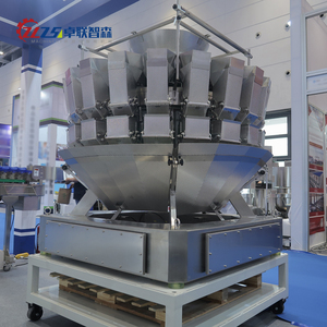 Máquina empacadora de línea de producción de envasado de patatas fritas de azúcar vertical automática con pesadora de cabezales múltiples - Product Image 3