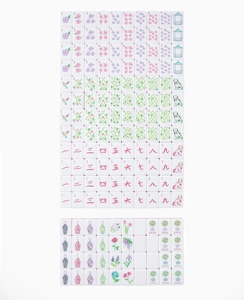 Nuove Tessere Personalizzate di Mahjong Americano a Quattro Strati con Stampa di Design Moderno e Lussuoso in Viola Chiaro per Intrattenimento con <span class=keywords><strong>Scacchi</strong></span> e Carte - Product Image 5