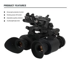 Jumelles de vision nocturne QCNV PVS31 GEN3 avec tube intensificateur d'image FOM1800+ pour les applications en basse lumière, vente en gros d'usine - Product Image 5