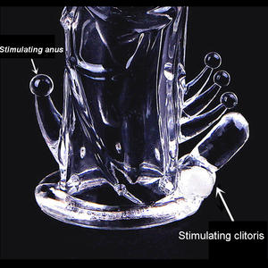 Condón exótico estimulante <span class=keywords><strong>para</strong></span> hombres, glande divertido, vibrador, alargado, mejor manga de pene extendida - Product Image 2