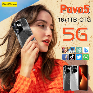 Nuovo Smartphone Pova <span class=keywords><strong>5</strong></span> 5G con Schermo AMOLED HD da <span class=keywords><strong>7</strong></span>,3 Pollici, Batteria Grande, 16GB+1TB, Telefono Android Dual SIM con Supporto Francese - Product Image 3