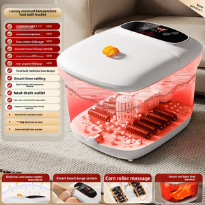 Vasca per Pediluvio Multifunzionale <span class=keywords><strong>a</strong></span> Temperatura Costante per Massaggio Plantare e Stimolazione della Pianta del Piede - Product Image 4